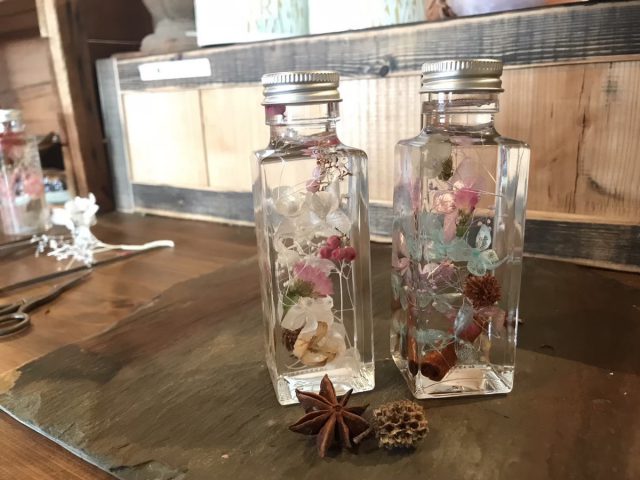 ハーバリウム作り